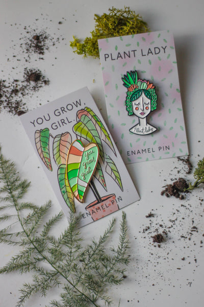 Plant Mama  Plant + Pot + Pin Package