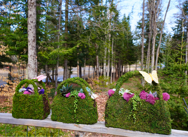 DIY Moss Purse