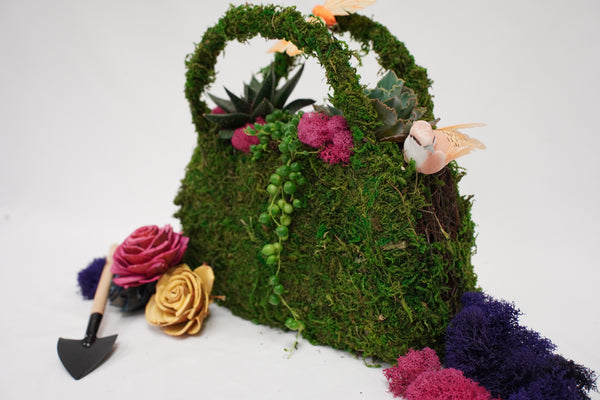 DIY Moss Purse